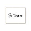 Picture of Je Taime _GroupedProduct_Rectangle_Landscape_Canvas_Framed_