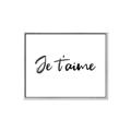 Picture of Je Taime _GroupedProduct_Rectangle_Landscape_Canvas_Framed_