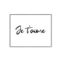Picture of Je Taime _GroupedProduct_Rectangle_Landscape_Canvas_Framed_