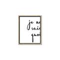 Picture of Je Ne Sais Quoi II _GroupedProduct_Rectangle_Portrait_Canvas_Framed_