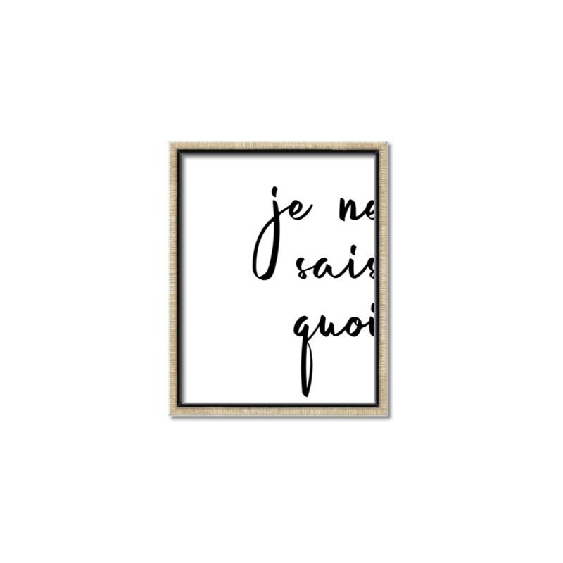 Picture of Je Ne Sais Quoi II _GroupedProduct_Rectangle_Portrait_Canvas_Framed_