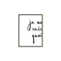 Picture of Je Ne Sais Quoi II _GroupedProduct_Rectangle_Portrait_Canvas_Framed_