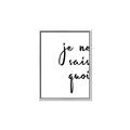 Picture of Je Ne Sais Quoi II _GroupedProduct_Rectangle_Portrait_Canvas_Framed_