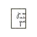 Picture of Je Ne Sais Quoi II _GroupedProduct_Rectangle_Portrait_Canvas_Framed_