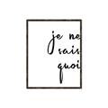Picture of Je Ne Sais Quoi II _GroupedProduct_Rectangle_Portrait_Canvas_Framed_