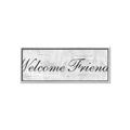 Picture of Welcome Friends I _GroupedProduct_Panel_Landscape_Canvas_Framed_