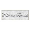 Picture of Welcome Friends I _GroupedProduct_Panel_Landscape_Canvas_Framed_