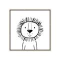 Picture of Sketch Animal  I _GroupedProduct_Square_Canvas_Framed_
