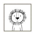 Picture of Sketch Animal  I _GroupedProduct_Square_Canvas_Framed_