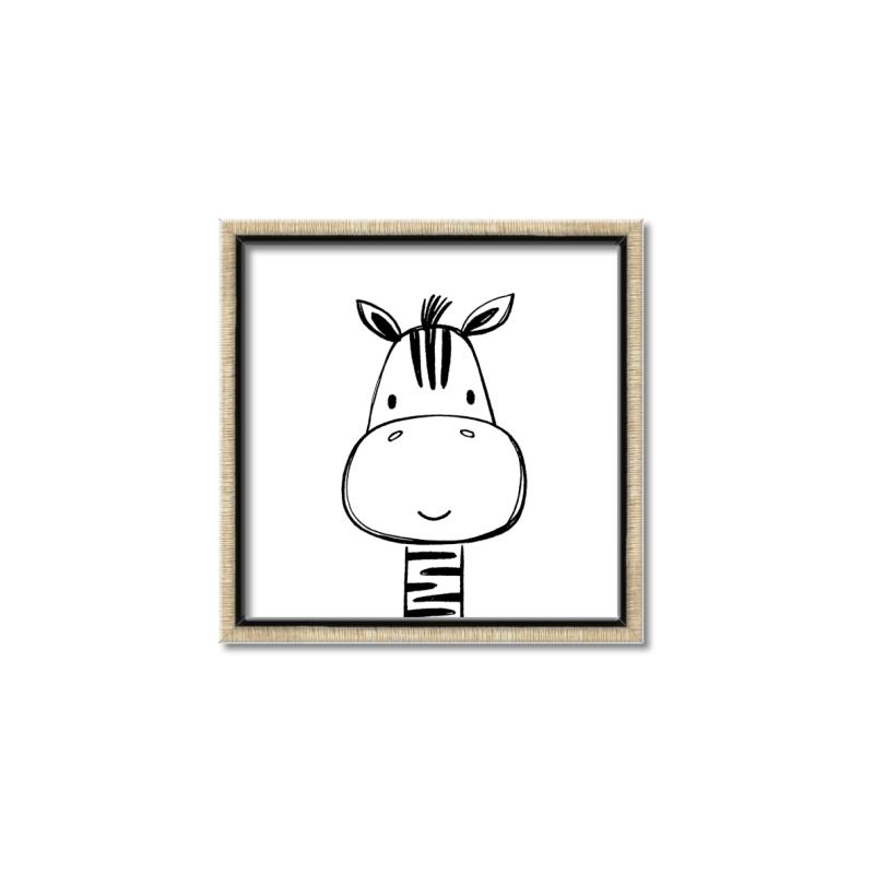 Picture of Sketch Animal  II  _GroupedProduct_Square_Canvas_Framed_