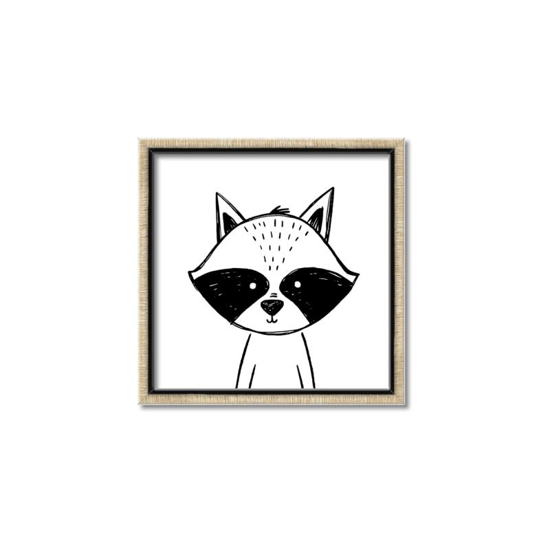 Picture of Sketch Animal  VIII _GroupedProduct_Square_Canvas_Framed_