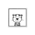 Picture of Sketch Animal  III _GroupedProduct_Square_Canvas_Framed_