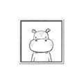 Picture of Sketch Animal  IV _GroupedProduct_Square_Canvas_Framed_