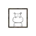 Picture of Sketch Animal  IV _GroupedProduct_Square_Canvas_Framed_