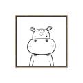 Picture of Sketch Animal  IV _GroupedProduct_Square_Canvas_Framed_