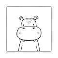 Picture of Sketch Animal  IV _GroupedProduct_Square_Canvas_Framed_