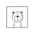 Picture of Sketch Animal V _GroupedProduct_Square_Canvas_Framed_