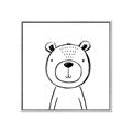 Picture of Sketch Animal V _GroupedProduct_Square_Canvas_Framed_