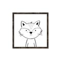 Picture of Sketch Aminal VI _GroupedProduct_Square_Canvas_Framed_