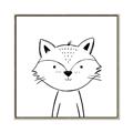 Picture of Sketch Aminal VI _GroupedProduct_Square_Canvas_Framed_