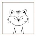 Picture of Sketch Aminal VI _GroupedProduct_Square_Canvas_Framed_