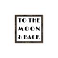 Picture of To The Moon II _GroupedProduct_Square_Canvas_Framed_