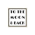 Picture of To The Moon II _GroupedProduct_Square_Canvas_Framed_