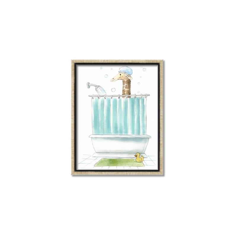 Picture of Shower Time _GroupedProduct_Rectangle_Portrait_Canvas_Framed_