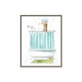 Picture of Shower Time _GroupedProduct_Rectangle_Portrait_Canvas_Framed_