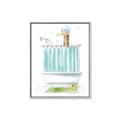 Picture of Shower Time _GroupedProduct_Rectangle_Portrait_Canvas_Framed_