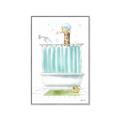 Picture of Shower Time _GroupedProduct_Rectangle_Portrait_Canvas_Framed_