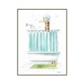 Picture of Shower Time _GroupedProduct_Rectangle_Portrait_Canvas_Framed_