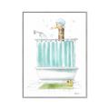 Picture of Shower Time _GroupedProduct_Rectangle_Portrait_Canvas_Framed_