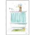 Picture of Shower Time _GroupedProduct_Rectangle_Portrait_Canvas_Framed_