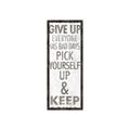 Picture of Never Give Up I _GroupedProduct_Panel_Portrait_Canvas_Framed_