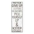 Picture of Never Give Up I _GroupedProduct_Panel_Portrait_Canvas_Framed_