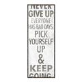 Picture of Never Give Up I _GroupedProduct_Panel_Portrait_Canvas_Framed_