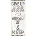 Picture of Never Give Up I _GroupedProduct_Panel_Portrait_Canvas_Framed_