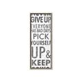 Picture of Never Give Up II _GroupedProduct_Panel_Portrait_Canvas_Framed_