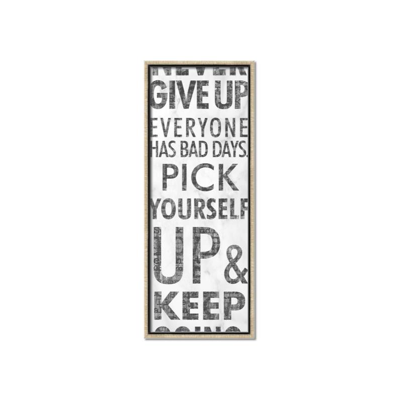 Picture of Never Give Up II _GroupedProduct_Panel_Portrait_Canvas_Framed_