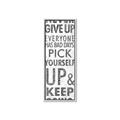 Picture of Never Give Up II _GroupedProduct_Panel_Portrait_Canvas_Framed_