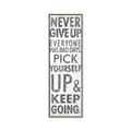 Picture of Never Give Up II _GroupedProduct_Panel_Portrait_Canvas_Framed_