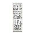 Picture of Never Give Up II _GroupedProduct_Panel_Portrait_Canvas_Framed_