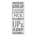 Picture of Never Give Up II _GroupedProduct_Panel_Portrait_Canvas_Framed_