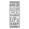 Picture of Never Give Up II _GroupedProduct_Panel_Portrait_Canvas_Framed_