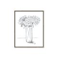 Picture of Drawing Flower VI _GroupedProduct_Rectangle_Portrait_Canvas_Framed_