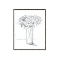 Picture of Drawing Flower VI _GroupedProduct_Rectangle_Portrait_Canvas_Framed_