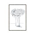 Picture of Drawing Flower VI _GroupedProduct_Rectangle_Portrait_Canvas_Framed_