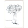 Picture of Drawing Flower VI _GroupedProduct_Rectangle_Portrait_Canvas_Framed_