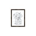 Picture of Drawing Flower V _GroupedProduct_Rectangle_Portrait_Canvas_Framed_